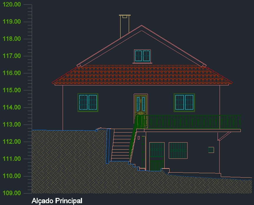 Exemplo de conversão de nuvem de pontos para projeto CAD